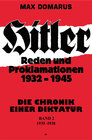 Buchcover Hitler – Reden und Proklamationen 1932–1945