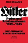 Buchcover Hitler – Reden und Proklamationen 1932–1945