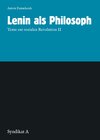 Buchcover Lenin als Philosoph