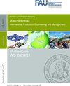 Buchcover Studienführer Maschinenbau und IP WS 2020/21