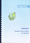 Buchcover Grundschule Übungsbuch Deutsch Klasse 3
