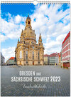 Buchcover Einschreibkalender Dresden und Sächsische Schweiz 2023