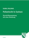 Buchcover Polizeirecht in Sachsen