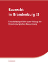 Buchcover Baurecht in Brandenburg II