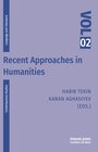 Buchcover Recent Approaches in Humanities