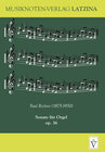 Buchcover Paul Richter - Sonate für Orgel op. 36