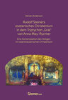 Buchcover Rudolf Steiners esoterisches Christentum in dem Bild Triptychon "Gral” von Anna May