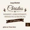 Buchcover „Christus – die Weisheit, Gerechtigkeit, Heiligung und Erlösung der Gläubigen“