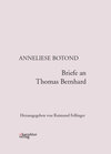 Buchcover Briefe an Thomas Bernhard