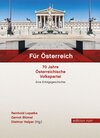 Buchcover Für Österreich.70 Jahre Österreichische Volkspartei