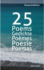 Buchcover 25 Poems, Gedichte, Poèmes, Poesie, Poemas.
