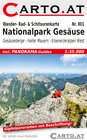 Buchcover Wander- Rad- & Schitourenkarte 801 Nationalpark Gesäuse