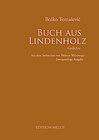 Buchcover Buch aus Lindenholz