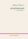 Buchcover memogramme