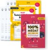 Buchcover 100% MEDAT + Testsimulations-Paket 1 + 2, 2024 von MEDithappen