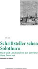 Buchcover Schriftsteller sehen Solothurn
