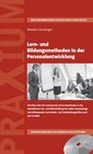Buchcover Lern- und Bildungsmethoden in der Personalentwicklung