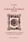 Buchcover Le Symbolisme Esotérique Actuel