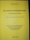 Buchcover Der koptische Heiligenkalender