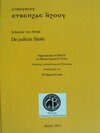 Buchcover Schenute von Atripe De judicio finale