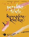 Buchcover Perplexe Texte Komplexe Kleckse