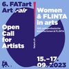 Buchcover 6. FATart Fair, Women & FLINTA in arts Katalog 2023. Ausstellungskatalog