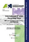 Buchcover International 9th ASA Recycling Days