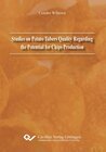 Buchcover Studies on Potato Tubers Quality Regarding the Potential for Chips Production