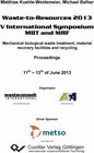 Buchcover Waste-to-Resources 2013