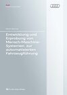 Buchcover Entwicklung und Erprobung von Mensch-Maschine-Systemen zur automatisierten Fahrzeugführung