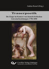 Buchcover Trauerpoetik