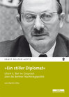 Buchcover »Ein stiller Diplomat«