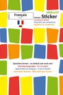 Buchcover mindmemo Vokabel Sticker - Grundwortschatz Französisch / Deutsch - 280 Vokabel Aufkleber für Kinder und Erwachsene