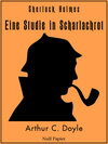 Buchcover Sherlock Holmes - Eine Studie in Scharlachrot (HD)