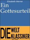 Buchcover Ein Gottesurteil / 99 Welt-Klassiker