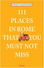 Buchcover 111 Places in Rome that you must not miss