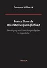 Buchcover Poetry Slam als Unterstützungsmöglichkeit