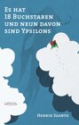 Buchcover Es hat 18 Buchstaben und neun davon sind Ypsilons