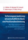 Buchcover Sicherungsverwahrung - wissenschaftliche Basis und Positionsbestimmung