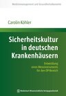 Buchcover Sicherheitskultur in deutschen Krankenhäusern