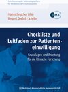 Buchcover Checkliste und Leitfaden zur Patienteneinwilligung
