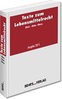 Buchcover Texte zum Lebensmittelrecht