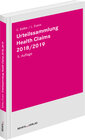 Buchcover Urteilssammlung Health-Claims 2018/2019