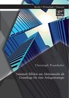Buchcover Saisonale Effekte am Aktienmarkt als Grundlage für eine Anlagestrategie. Christoph Pramhofer