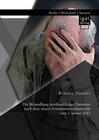 Buchcover Die Behandlung urteilsunfähiger Patienten nach dem neuen Erwachsenenschutzrecht vom 1. Januar 2013