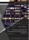 Buchcover Unternehmenskulturen bei Personaldienstleistungsunternehmen in Österreich