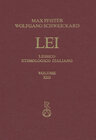 Buchcover Lessico Etimologico Italiano. Band 13 (XIII)
