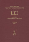 Buchcover Lessico Etimologico Italiano. Band 19 (XIX)
