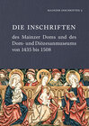 Buchcover Die Inschriften des Mainzer Doms und des Dom- und Diözesanmuseums von 1435 bis 1508