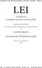 Buchcover Lessico Etimologico Italiano Lfg. 132